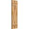 Ekena Millwork Spaced Board-n-Batten Shutters w/Z-Bar, Rough Sawn Western Red Cedar, 11 1/4W x 38H, PR RBS06Z11X038RWR - alternate 5